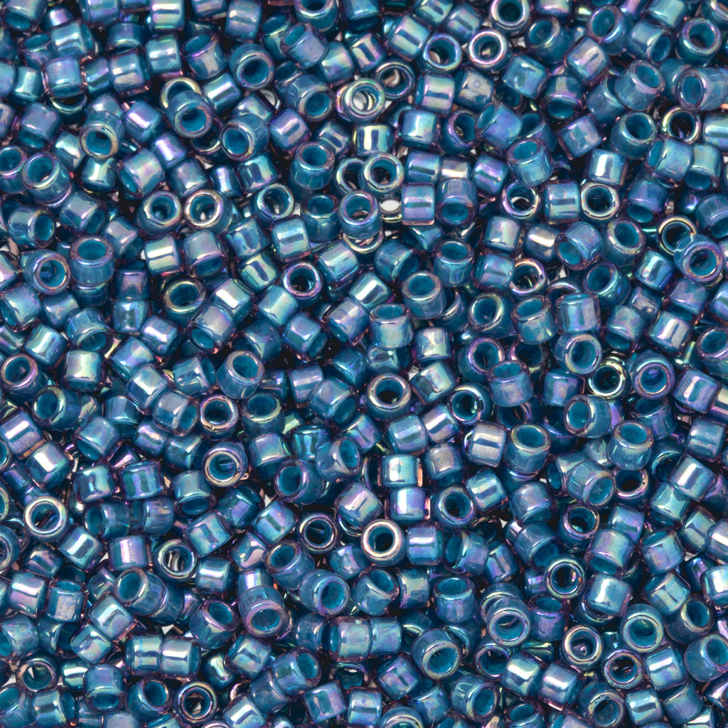 bloom bead tops (完売品) Toho Aiko Seed Beads, 11/0 #1836 'Denim Blue-Lined Lt Amethyst