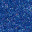 Toho Aiko Seed Beads, 11/0 #189 'Caribbean Blue-Lined Crystal' (4 Grams)