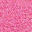 Toho Aiko Seed Beads, 11/0 #191C 'Neon Pink-Lined Crystal' (4 Grams)