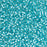 Toho Aiko Seed Beads, 11/0 #2117 'Translucent Silver-Lined Aqua' (4 Grams)