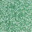 Toho Aiko Seed Beads, 11/0 #2118 'Translucent Silver-Lined Lt Peridot' (4 Grams)