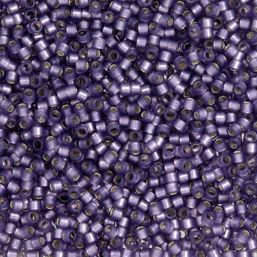 Toho Aiko Seed Beads, 11/0 #2124 'Translucent Silver-Lined Tanzanite' (4 Grams)
