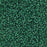 Toho Aiko Seed Beads, 11/0 #249FM 'Frosted Emerald-Lined Peridot' (4 Grams)