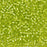 Toho Aiko Seed Beads, 11/0 #24 'Transparent Silver-Lined Lime Green' (4 Grams)