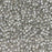 Toho Aiko Seed Beads, 11/0 #261 'Light Gray-Lined Crystal Luster Rainbow' (4 Grams)