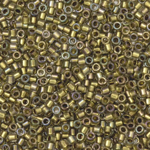Toho Aiko Seed Beads, 11/0 #262 'Gold-Lined Clear Crystal Luster' (4 Grams)