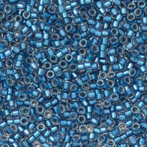 Toho Aiko Seed Beads, 11/0 #263 'Light Capri-Lined Crystal Luster Rainbow' (4 Grams)