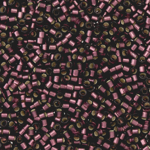 Toho Aiko Seed Beads, 11/0 #26CF 'Matte Silver-Lined Amethyst' (4 Grams)