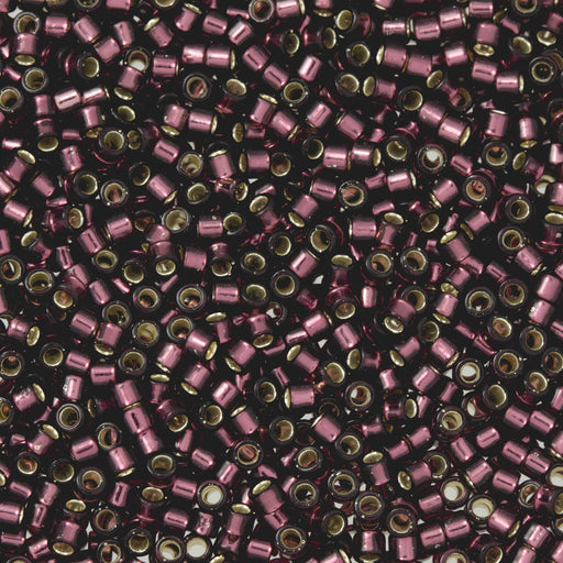 Toho Aiko Seed Beads, 11/0 #26C 'Transparent Silver-Lined Amethyst' (4 Grams)