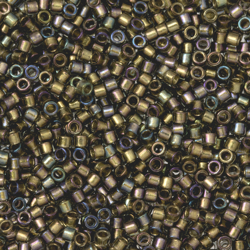 Toho Aiko Seed Beads, 11/0 #271 'Gold-Lined Black Diamond Luster' (4 Grams)