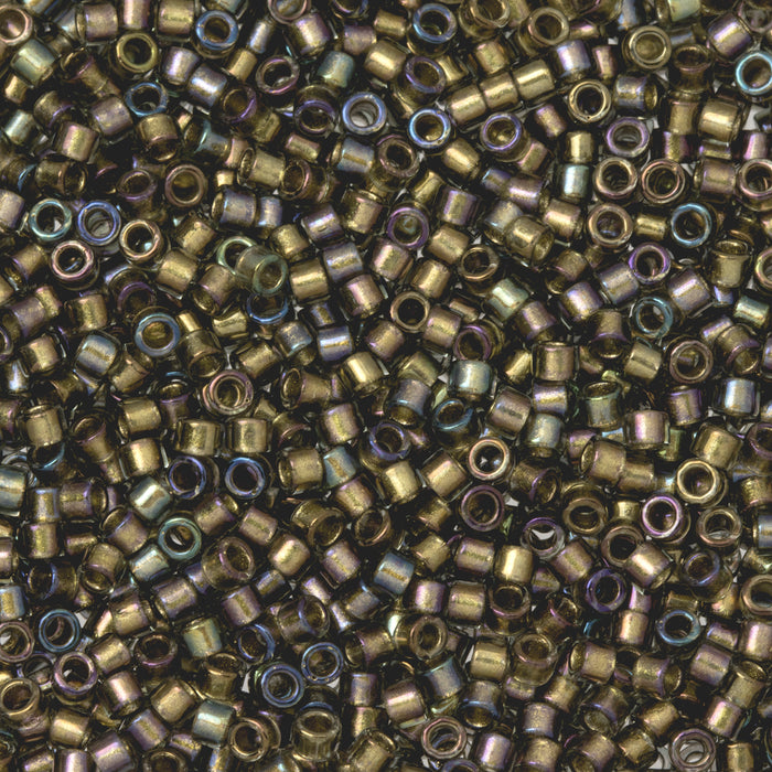 Toho Aiko Seed Beads, 11/0 #271 'Gold-Lined Black Diamond Luster' (4 Grams)