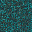 Toho Aiko Seed Beads, 11/0 #27BD 'Transparent Silver-Lined Teal' (4 Grams)