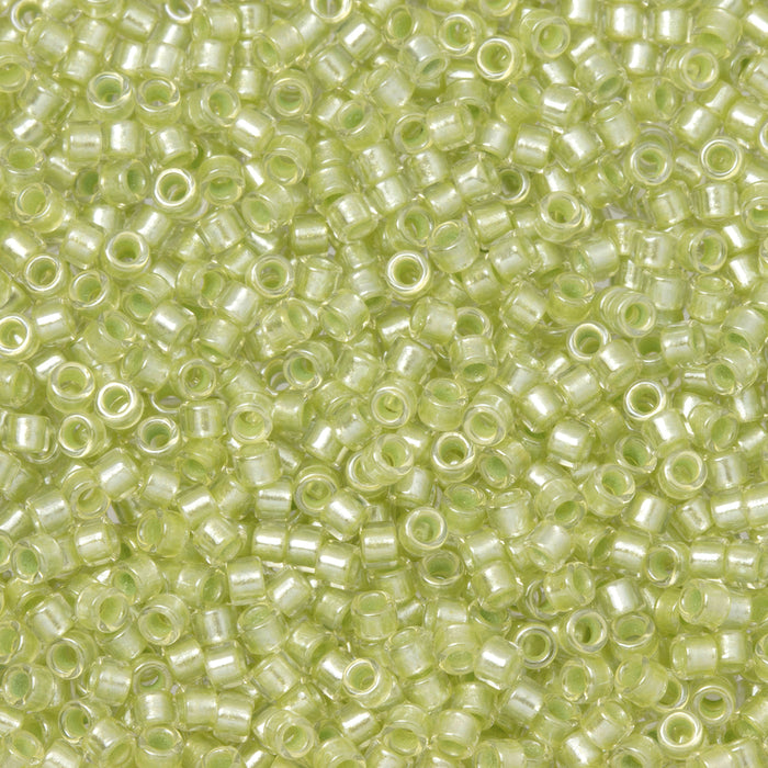 Toho Aiko Seed Beads, 11/0 #296 'Silver-Lined Jonquil Luster' (4 Grams)