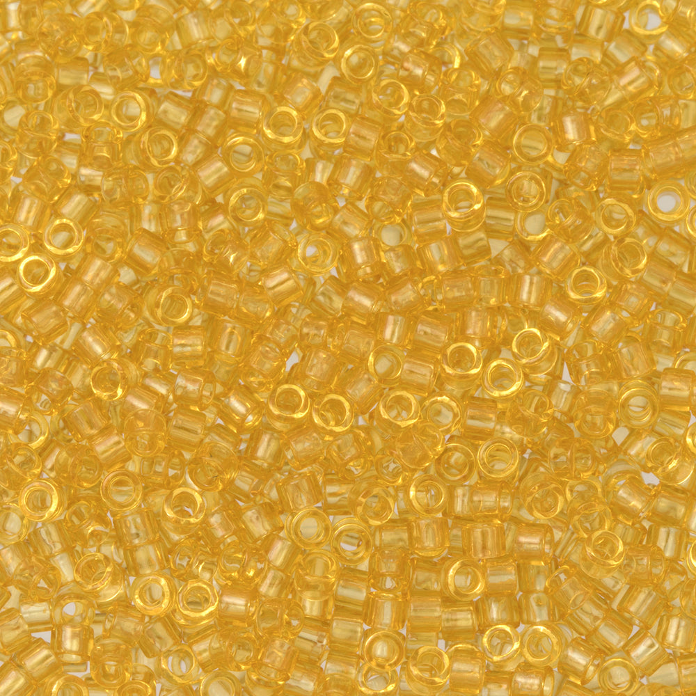 Toho Aiko Seed Beads, 11/0 #2 'Transparent Lt Topaz' (4 Grams)