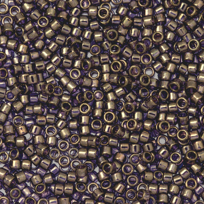 Toho Aiko Seed Beads, 11/0 #325 'Lt Tanzanite Gold Luster' (4 Grams)