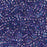 Toho Aiko Seed Beads, 11/0 #361 'Violet-Lined Dark Aqua' (4 Grams)