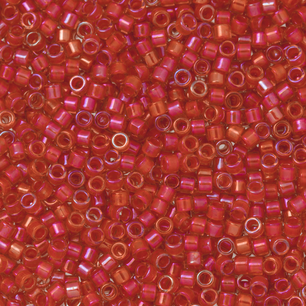 Toho Aiko Seed Beads, 11/0 #388 'Hyacinth-Lined Lt Topaz' (4 Grams)