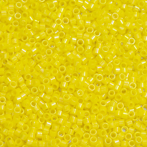 Toho Aiko Seed Beads, 11/0 #402B 'Opaque Daffodil Rainbow' (4 Grams)