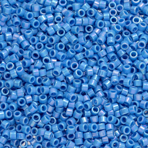 Toho Aiko Seed Beads, 11/0 #403D 'Opaque Cornflower Rainbow' (4 Grams)