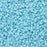 Toho Aiko Seed Beads, 11/0 #403F 'Opaque Matte Blue Turquoise Rainbow' (4 Grams)