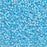 Toho Aiko Seed Beads, 11/0 #403 'Opaque Blue Turquoise Rainbow' (4 Grams)