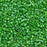 Toho Aiko Seed Beads, 11/0 #407 'Opaque Mint-Green Rainbow' (4 Grams)