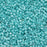 Toho Aiko Seed Beads, 11/0 #413 'Opaque Turquoise Rainbow' (4 Grams)