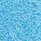 Toho Aiko Seed Beads, 11/0 #43F 'Opaque Frosted Blue Turquoise' (4 Grams)