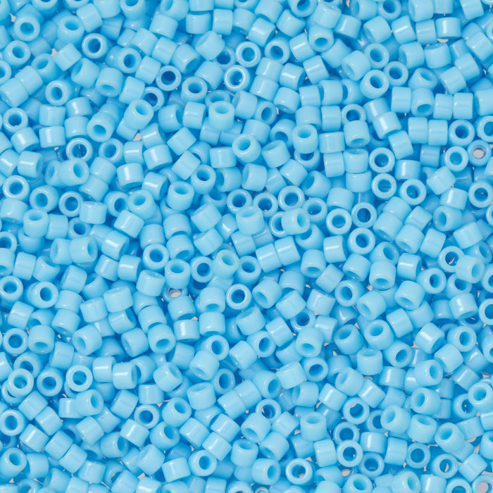 Toho Aiko Seed Beads, 11/0 #43 'Opaque Kingman Turquoise' (4 Grams)