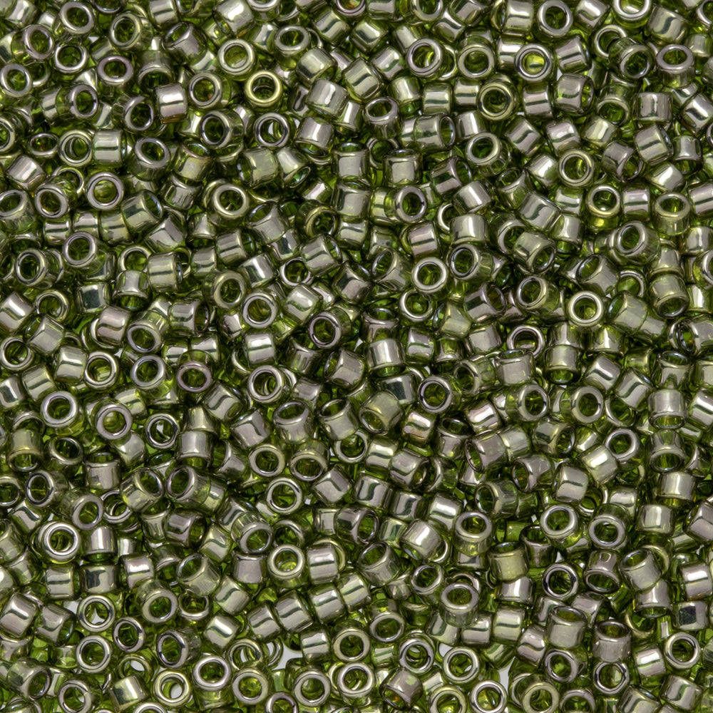 Toho Aiko Seed Beads, 11/0 #457 'Green Tea Gold Luster' (4 Grams)