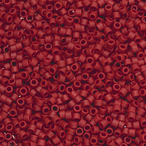 Toho Aiko Seed Beads, 11/0 #45F 'Opaque Frosted Pepper Red' (4 Grams)