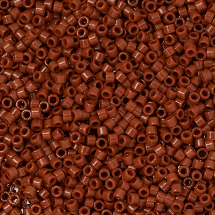 Toho Aiko Seed Beads, 11/0 #46L 'Opaque Burnt Orange' (4 Grams)