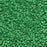 Toho Aiko Seed Beads, 11/0 #47DF 'Opaque Frosted Shamrock' (4 Grams)