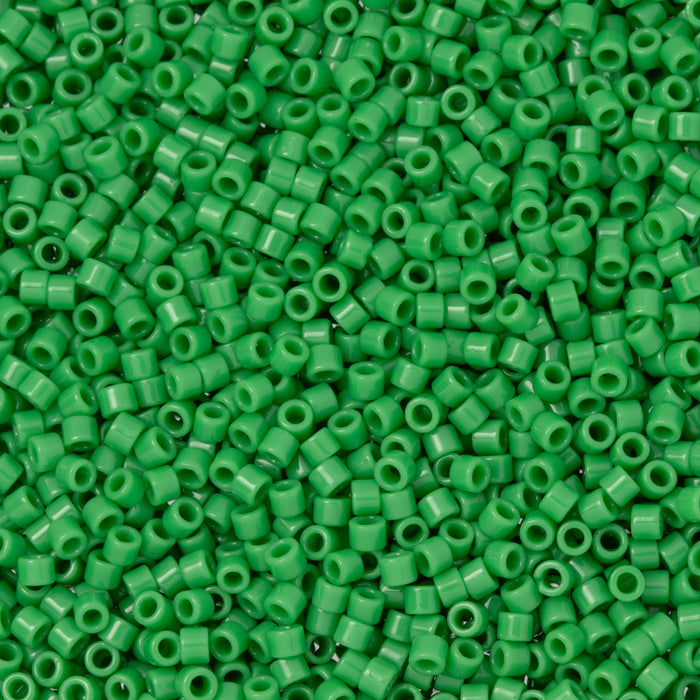 Toho Aiko Seed Beads, 11/0 #47D 'Opaque Shamrock' (4 Grams)