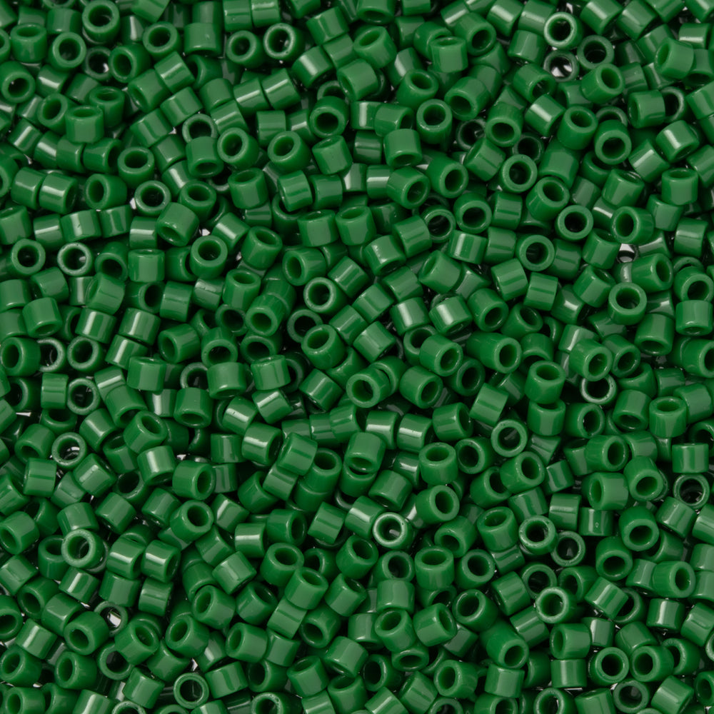 Toho Aiko Seed Beads, 11/0 #47H 'Opaque Pine Green' (4 Grams)