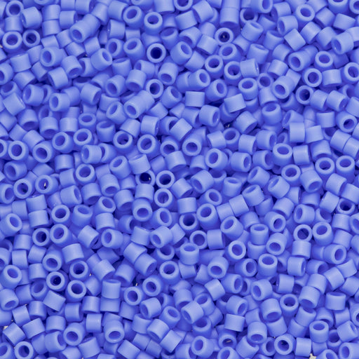Toho Aiko Seed Beads, 11/0 #48LF 'Opaque Frosted Periwinkle' (4 Grams)
