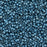 Toho Aiko Seed Beads, 11/0 #511F 'High-Metallic Matte Mediterranean Blue' (4 Grams)