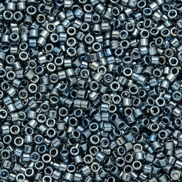 Toho Aiko Seed Beads, 11/0 #511 'Galvanized Peacock Blue' (4 Grams)