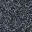 Toho Aiko Seed Beads, 11/0 #516 'Galvanized Dark Hematite' (4 Grams)