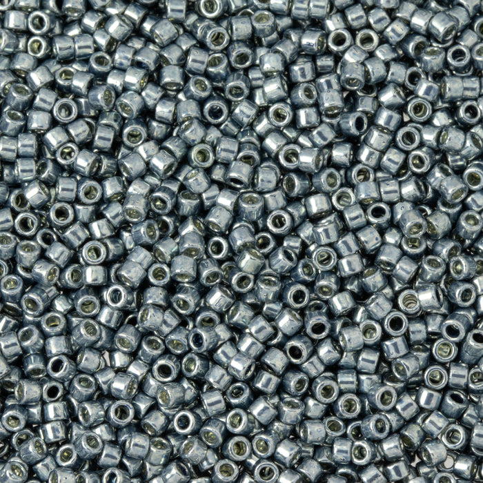 Toho Aiko Seed Beads, 11/0 #565 'Galvanized Blue Slate' (4 Grams)