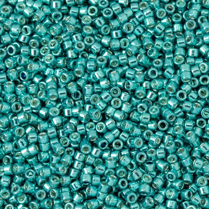 Toho Aiko Seed Beads, 11/0 #569 'Galvanized Teal' (4 Grams)