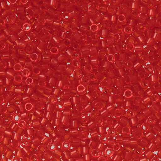 Toho Aiko Seed Beads, 11/0 #5B 'Transparent Siam Ruby' (4 Grams)