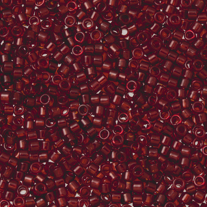 Toho Aiko Seed Beads, 11/0 #5C 'Transparent Ruby' (4 Grams)