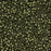 Toho Aiko Seed Beads, 11/0 #617 'Matte Black Olive' (4 Grams)