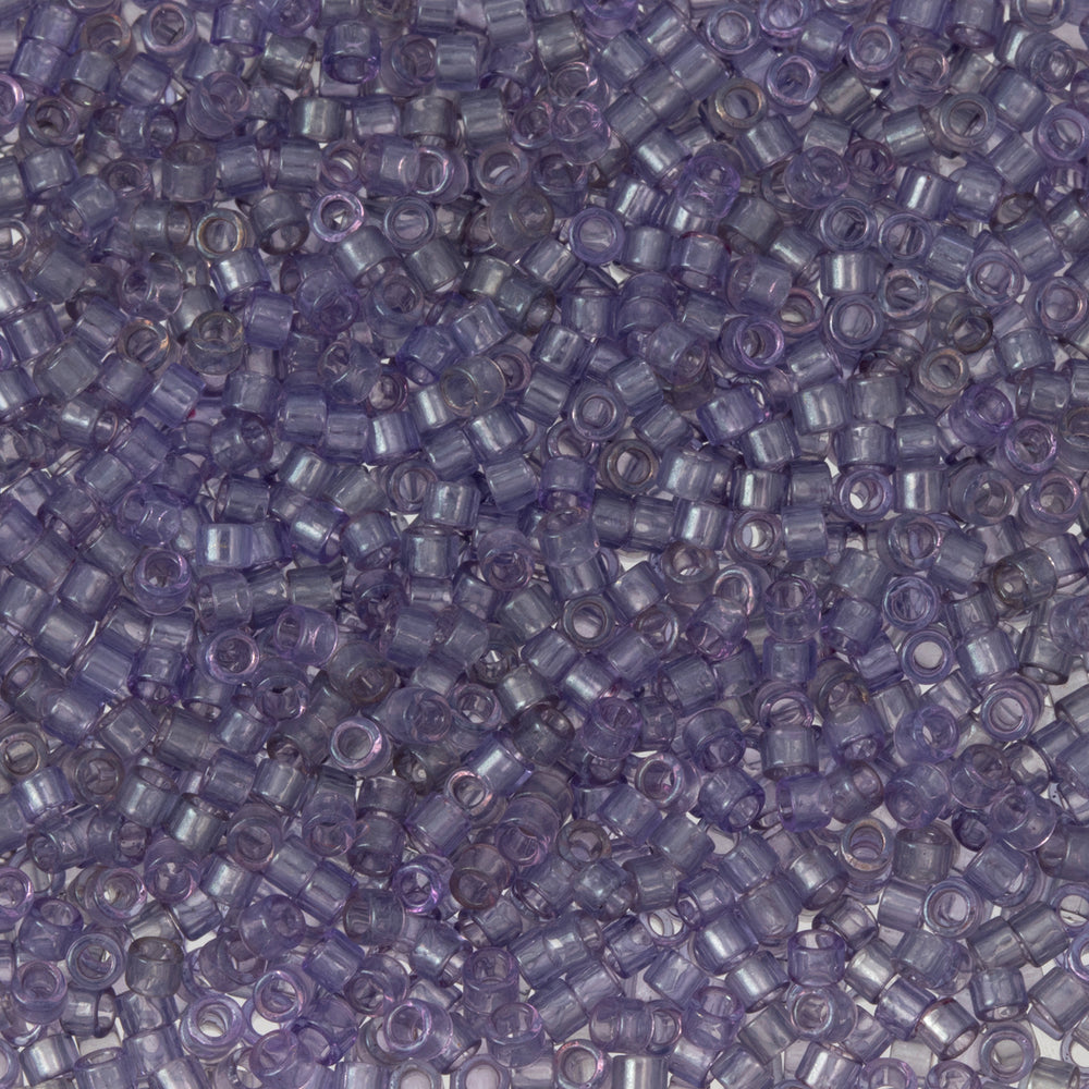 Toho Aiko Seed Beads, 11/0 #623 'Transparent Lt Tanzanite Gold Luster' (4 Grams)