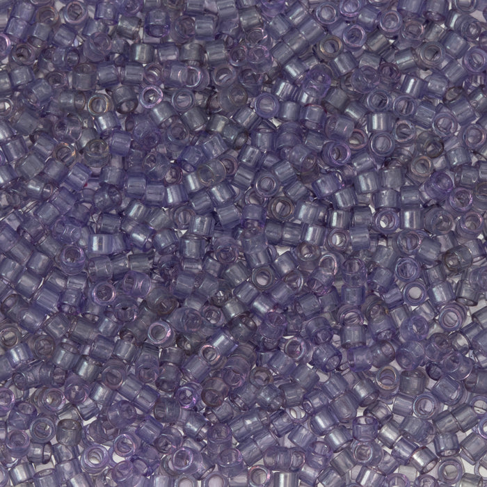 Toho Aiko Seed Beads, 11/0 #623 'Transparent Lt Tanzanite Gold Luster' (4 Grams)