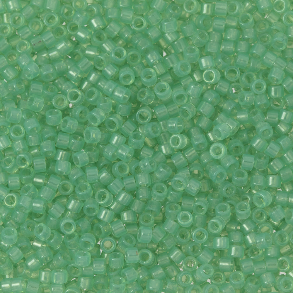 Toho Aiko Seed Beads, 11/0 #660 'Transparent Peridot Gold Luster' (4 Grams)