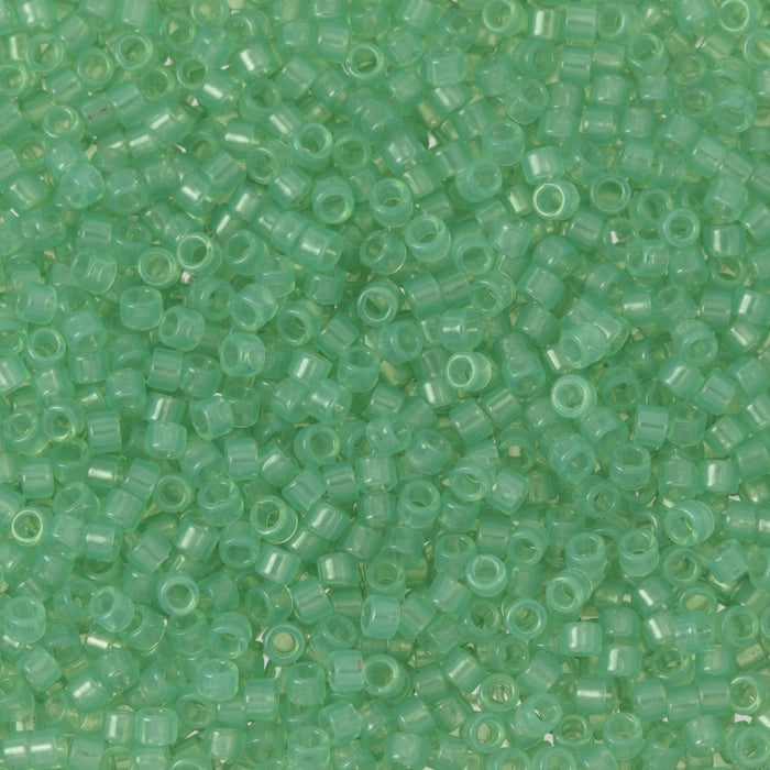 Toho Aiko Seed Beads, 11/0 #660 'Transparent Peridot Gold Luster' (4 Grams)