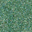 Toho Aiko Seed Beads, 11/0 #699 'Shamrock-Lined Crystal Rainbow' (4 Grams)