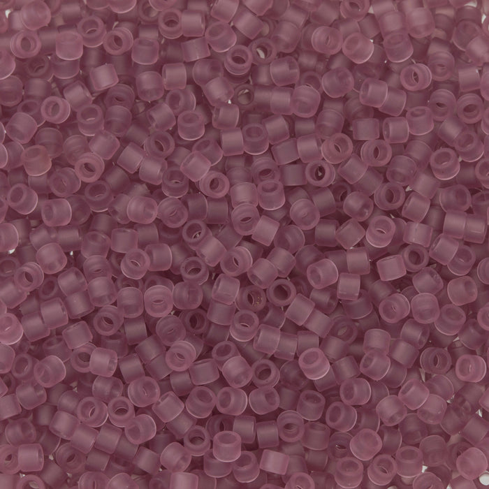 Toho Aiko Seed Beads, 11/0 #6F 'Transparent Frosted Lt Amethyst' (4 Grams)